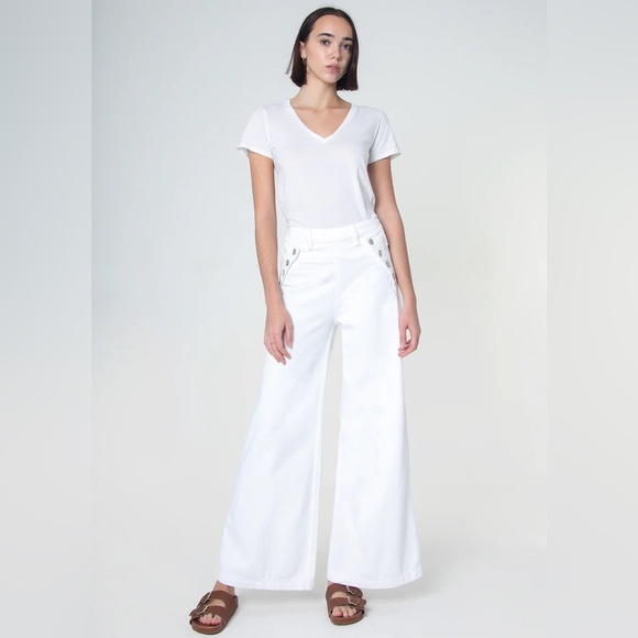 Rare find. Brand new with tags NOEND LOS ANGELES white denim size 28 - Picture 1 of 4